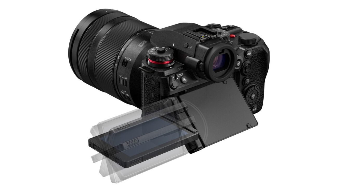 Panasonic LUMIX S1IIE tiltable, fully articulated screen. Image credit: Panasonic