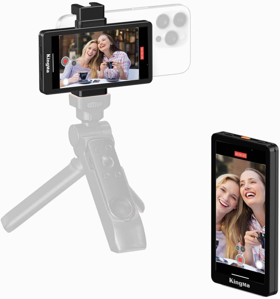 Kingma VL PH05 Max Smartphone Vlog Selfie Screen – Rear Camera Monitor for Android & iPhone