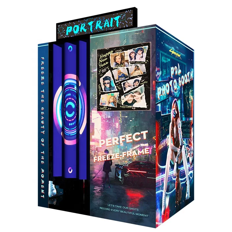 kf-S47602cbb93554207a06dc0eb392b6fe18 Technowhale Self Service Photo Booth with Booth Room TW-SS215B Commercial Instant Print & ID Photo Machine - Image 8